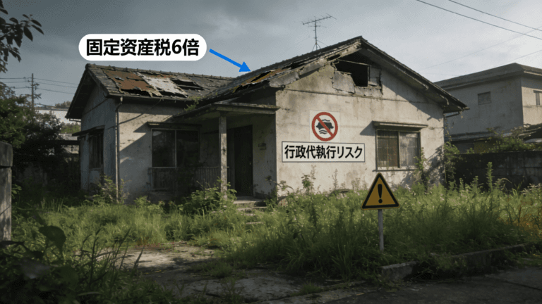 空き家を放置するとどうなる？実家相続で固定資産税が6倍になる理由と対策
