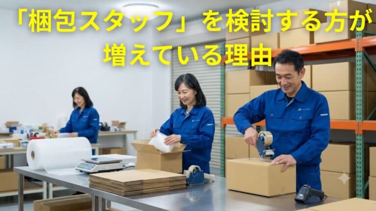 シニア再就職で梱包スタッフを選ぶ人が増えている理由とは?