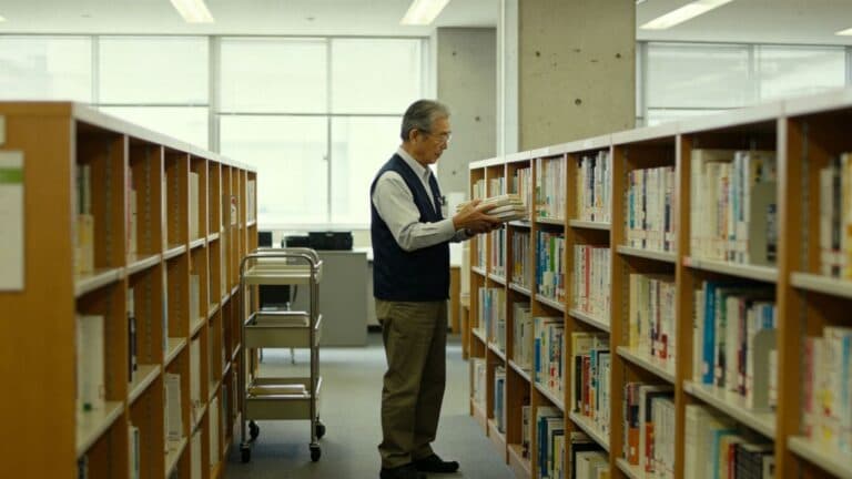 図書館スタッフは本を整理するだけ?シニア世代の経験が活かせる仕事内容とは